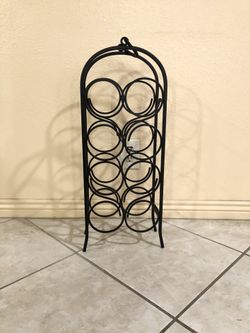 Metal Standing Wine Rack Holder