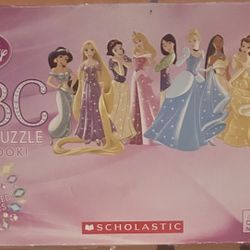 Disney Princess ABC Floor Puzzle and Book by Scholastic 