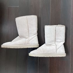 Ugg Australia Sheepskin Suede Boots Size 10