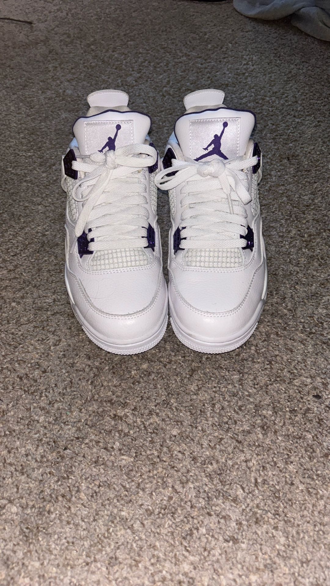 Air jordan 4 purple metallic retros