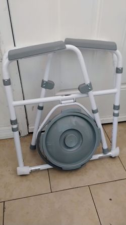 Bedside portable toilet.