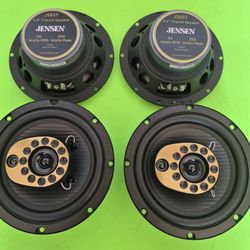 JENSEN 2 PAIRS 6.5" 3 WAY 250 WATTS CAR SPEAKER ( BRAND NEW PRICE IS LOWEST INSTALL NOT AVAILABLE )
