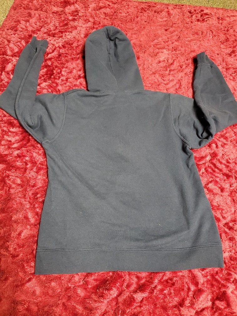 NFL NEW ENGLAND PATRIOTS BLUE FULL ZIP SWEATSHIRT!