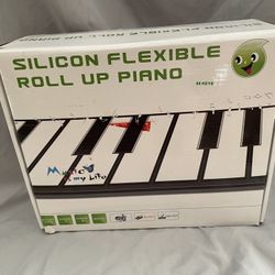 88-Key Roll-Up Piano – Flexible Silicone Keyboard