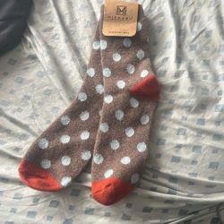Brand New MIRMARU Socks – Polka Dot – $10