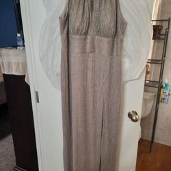 Gold Gown/Dress Size 12 Womans