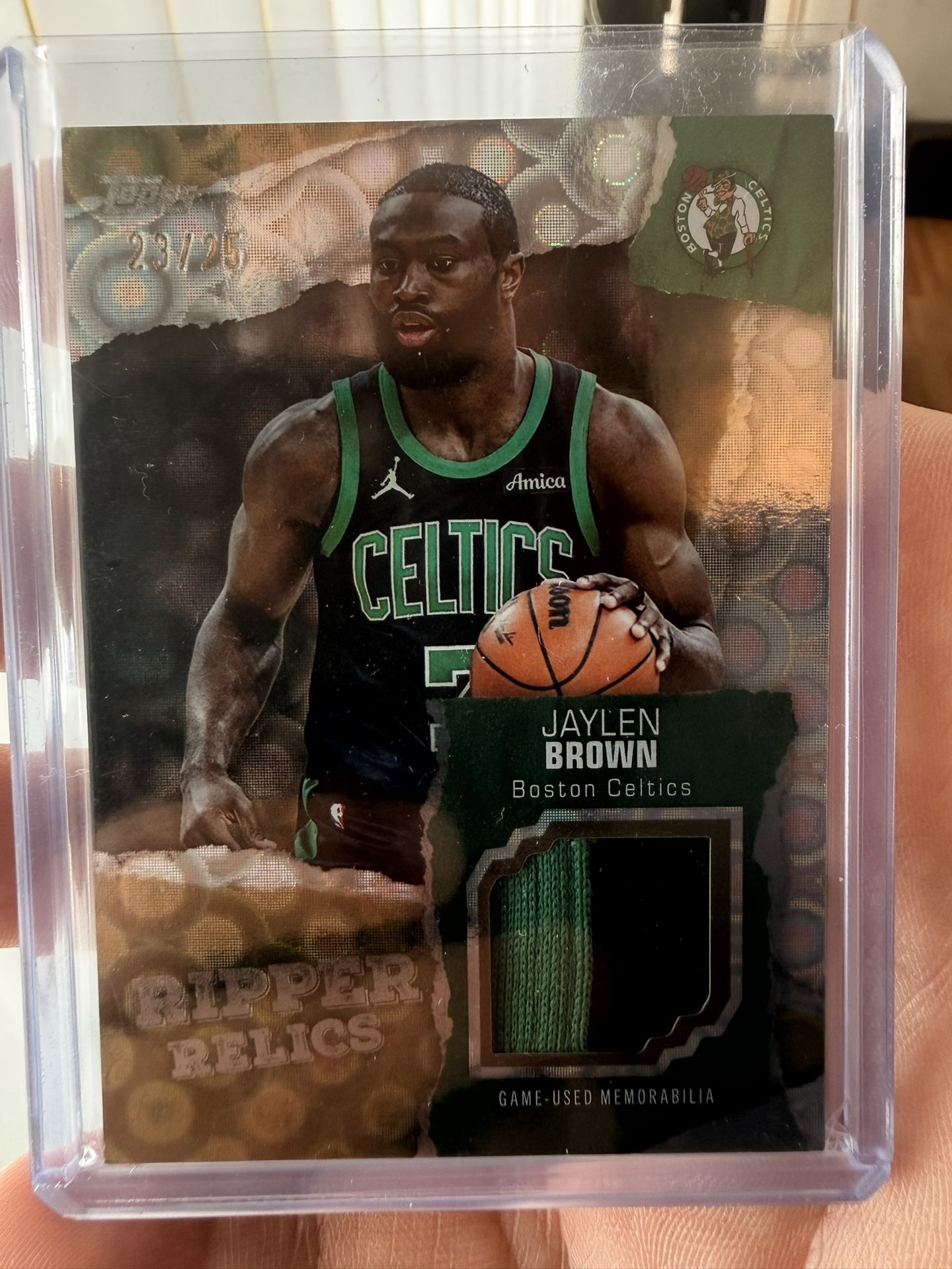 JAYLEN BROWN TOPPS 2025 CARD