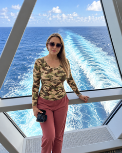 Women's Camouflage Long Sleeve T-Shirt
