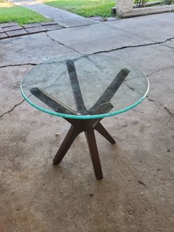 Glass top tables