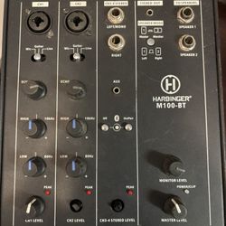 Harbinger M100-BT Portable PA System MODULE ONLY, NO SPEAKERS
