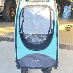 Aosom Bike Trailer for Kids 3 Inl Foldable