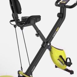4in1 Folding Exercise Bike Indoor Cycling Bike Stationary Bike Magnetic X Bike