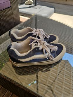 Blue vans mens size 7