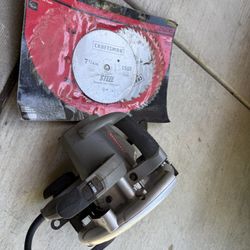 Circular Saw with Blade