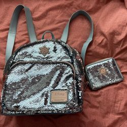 Frozen Loungefly Backpack And Wallet