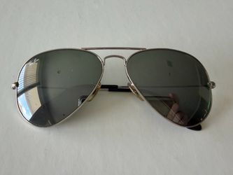 Ray-Ban RB3025 mirror aviator sunglasses