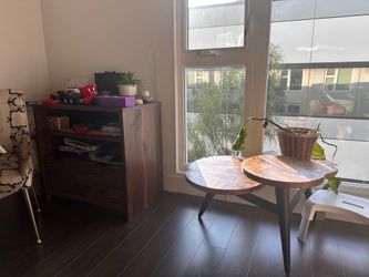 Free filing cabinet and side table