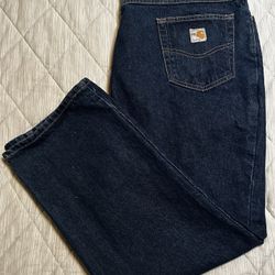 Carhartt Men's FR Flame Resistant Relaxed Fit Jeans Sz 42X30 Workwear Excellent Used Condition