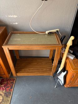 Decorative table 31”L 28”H 16”D