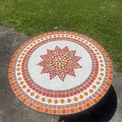 Beautiful Antique Super Solid Table - One Of A Kind