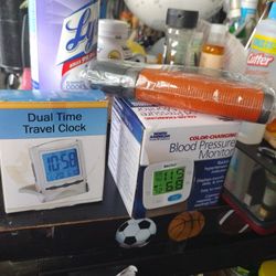 Light Blood Pressure Monitor Travel Clock ⌚