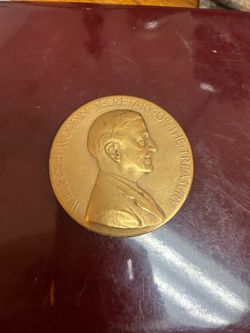 William H. Woodin 3-inch U.S. Mint bronze medal