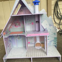 LOL Surprise Winter Cabin Wooden Doll House 