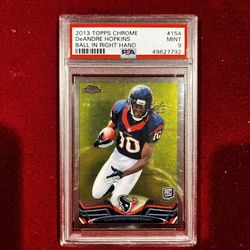 DeAndre Hopkins 2013 Topps Chrome Rookie Card - PSA 9 Mint Condition