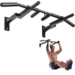 Wall mount pull up bar