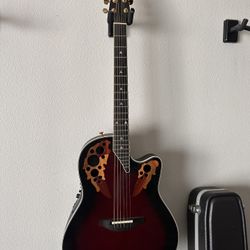 Ovation Elite 2078AX-BCB Acoustic-Electric Guitar