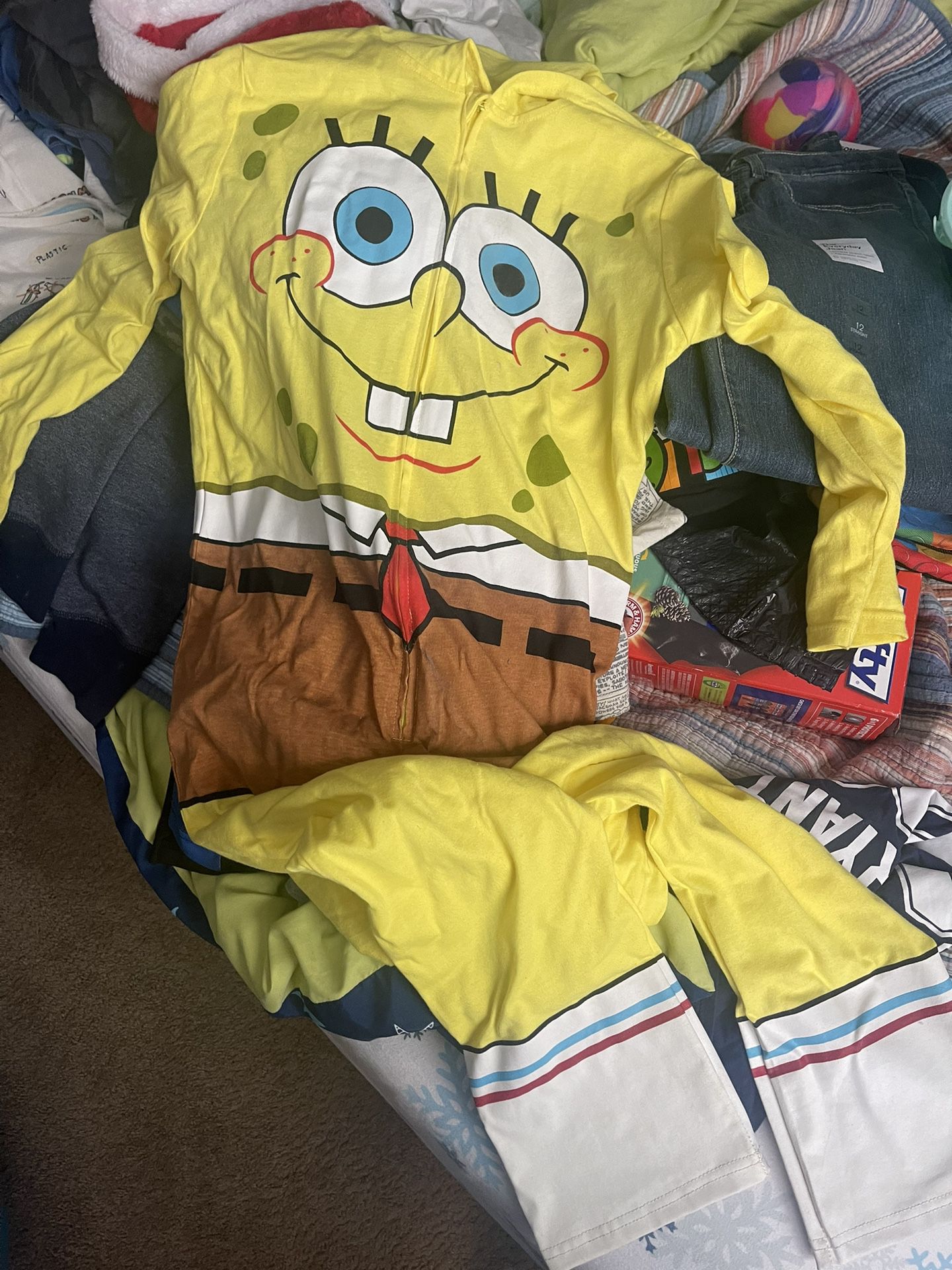 Sponge Bob Costume 10-12