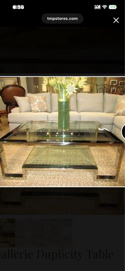 Zgallerie Duplicity Glass Coffee table