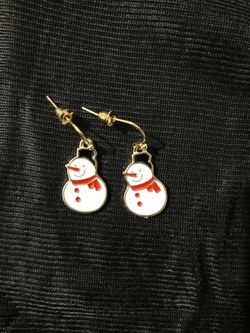 Snowman Earrings