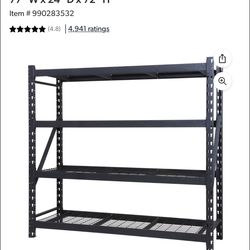 Member's Mark 4 Shelf Industrial Storage Rack,