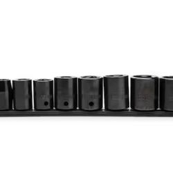 Husky 1/2 in. Drive Standard SAE 6-Point Impact Socket Set (11-Piece
