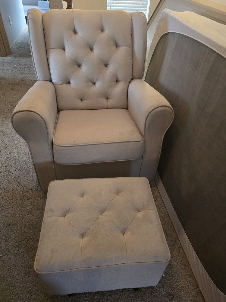 Glider And Ottoman