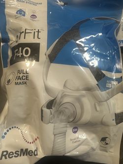 The All New ResMED Airfit F40 Small Wide With Standard Headgear Full Face Mask