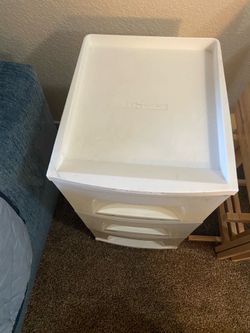 3 Drawer Storage White