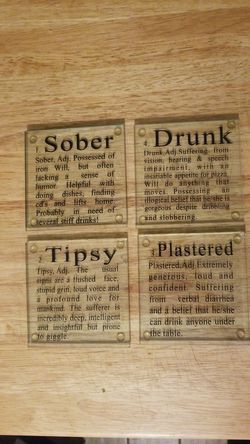 Set of 4 coasters