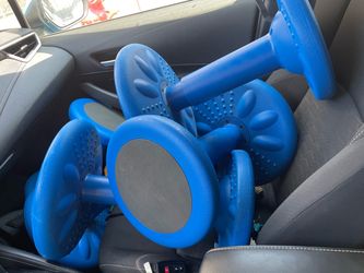 Blue Adjustable Wobble Stools