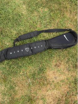 Nike Golf Club Case Golf Bag Carry Bag Range Bag, Black, Made in Japan, Rare