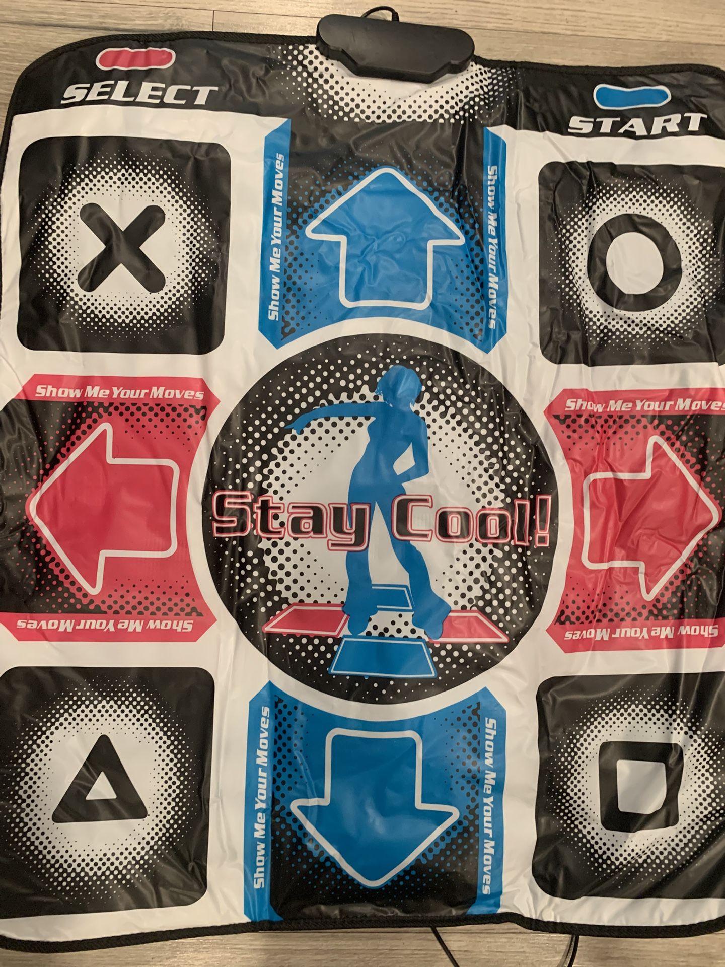 Dance Dance DDR Revolution Mat Pad Stay Cool Instinct USB Connect