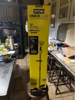 Ryobi ONE+ HP 15" 18V Cordless Brushless Whisper Series String Trimmer Tool Only