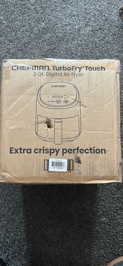 Chefman TurboFry   2-Quart   Digital   Air Fryer gray