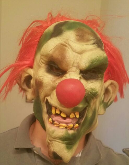 Halloween military clown mask