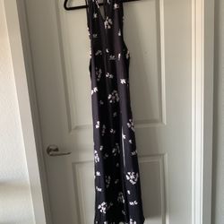 Black Open Back Dress