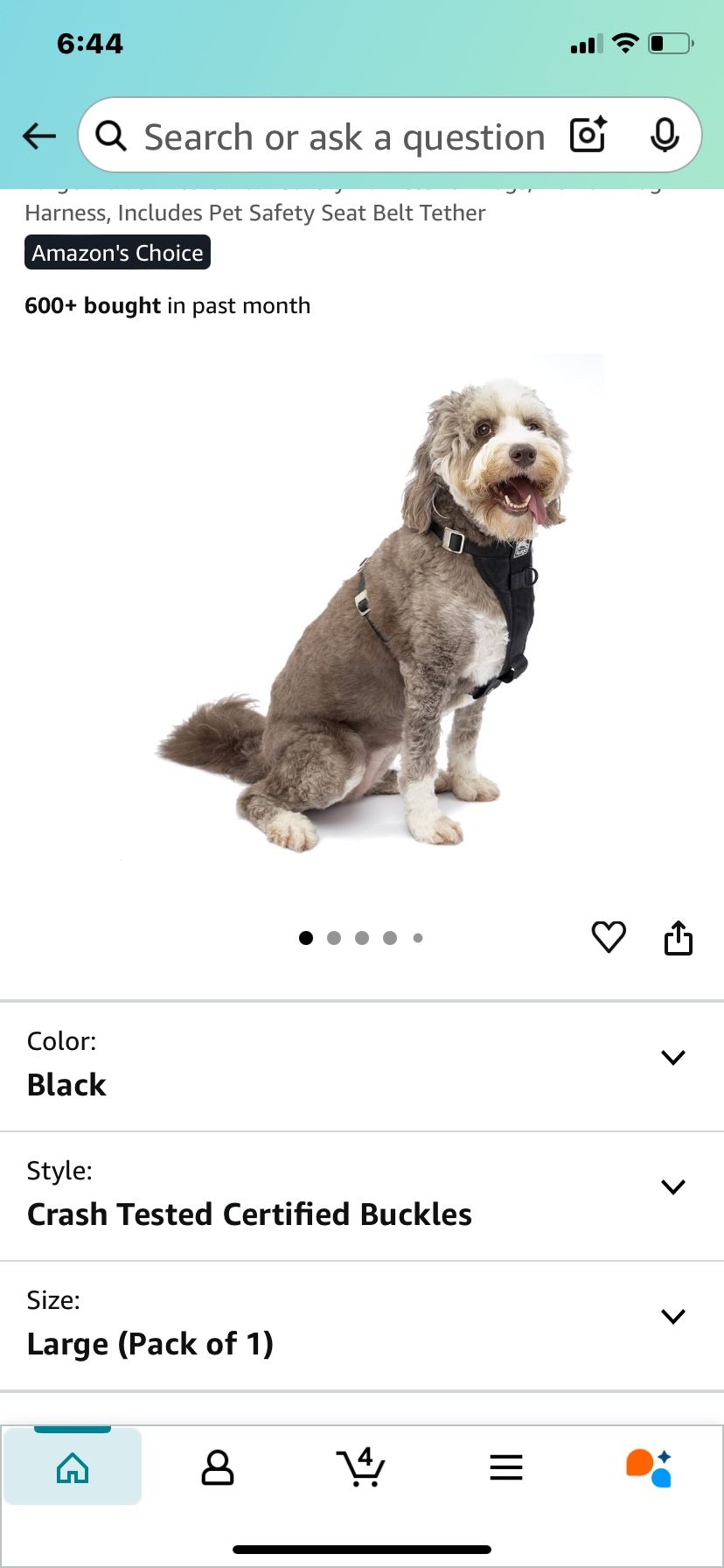 New Large Kurgo Dog Harness