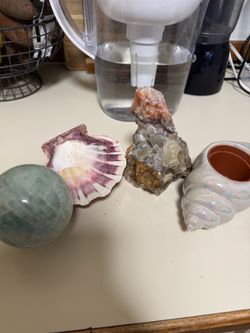 Assortment of small home decor