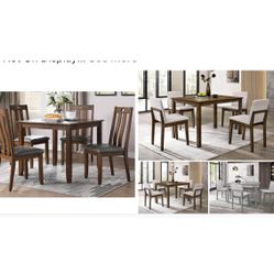 Dining Table Set With Chairs 