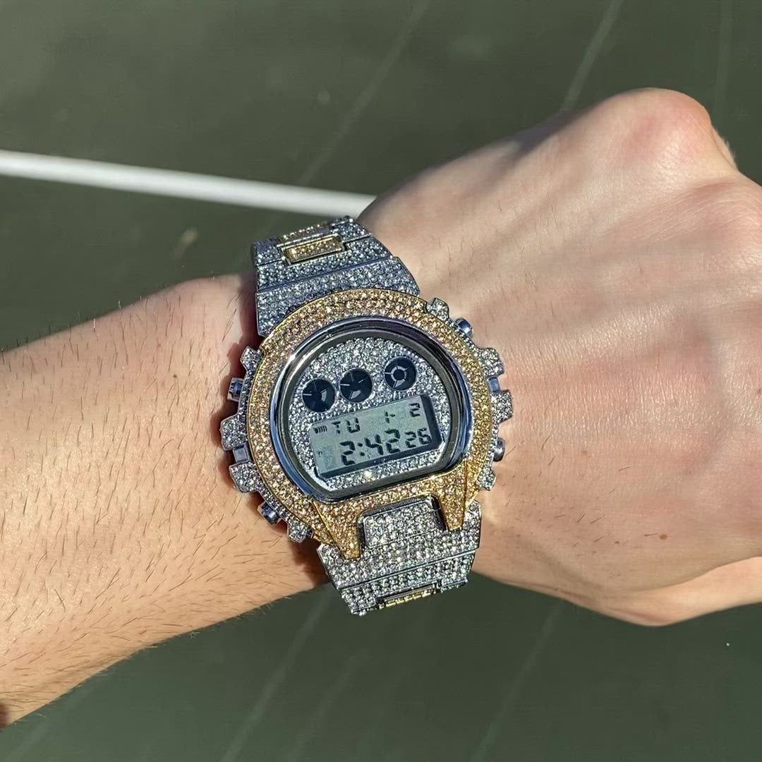 Moissonite Watch And G Shock Watch